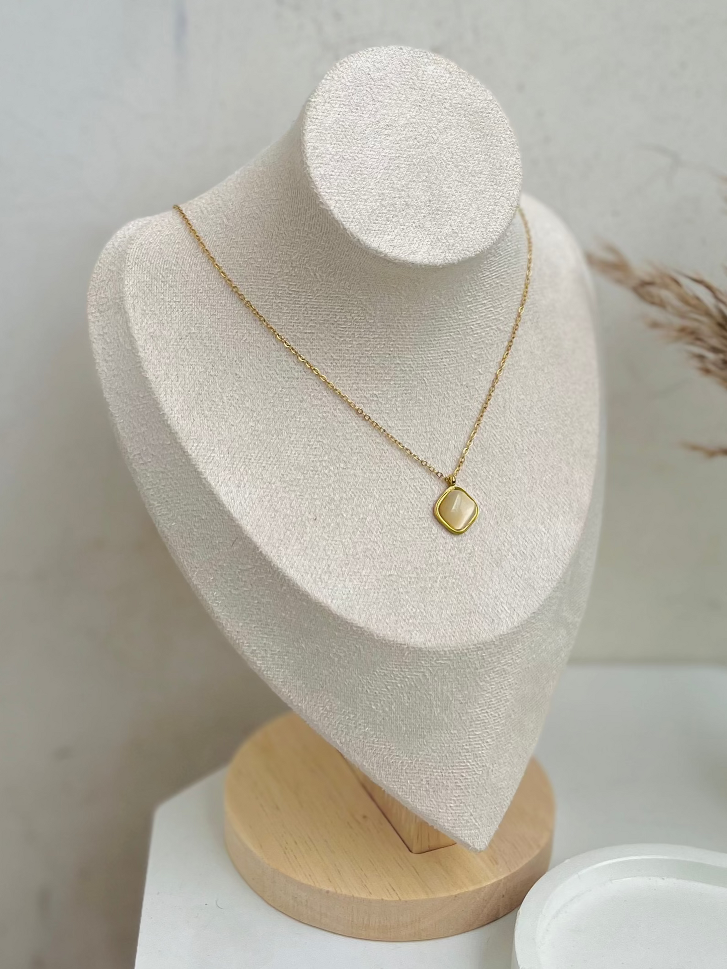 Anti Tarnish Sunkissed Shell Pendant