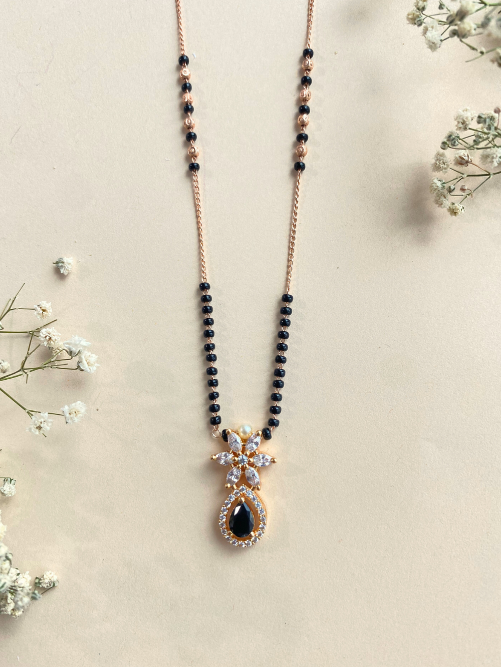 Ishara Black Modern Mangalsutra