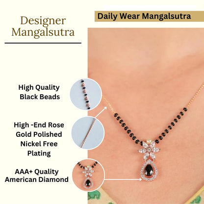 Ishara Black Modern Mangalsutra