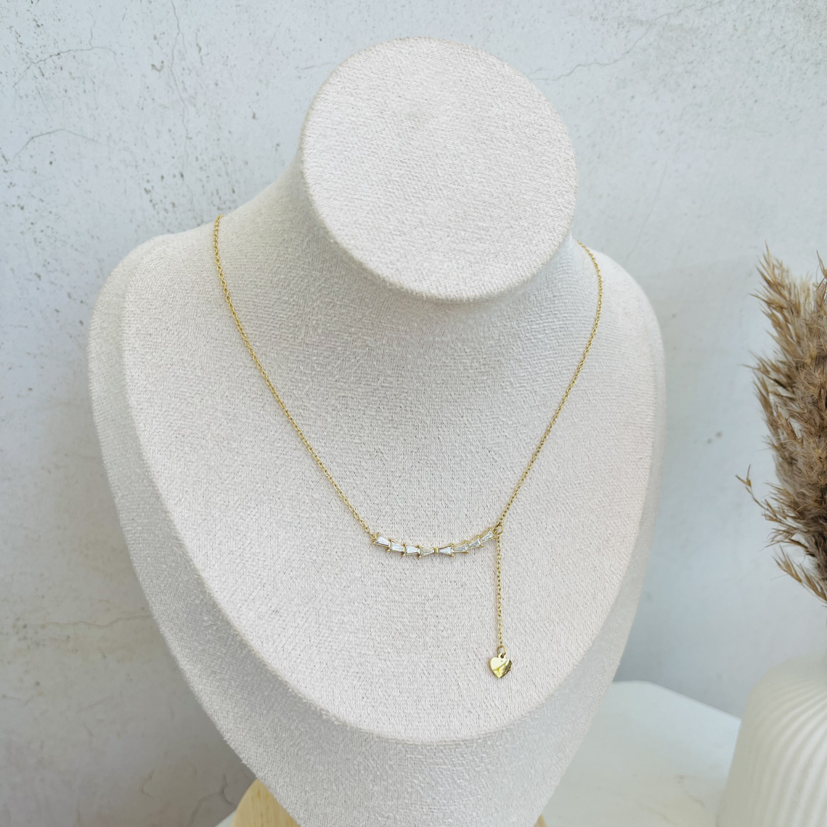 Anti Tarnish Gold Bar Necklace