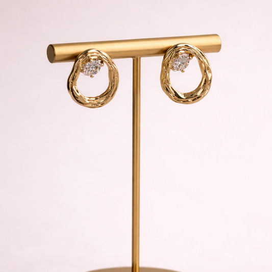 Luxe Loop Studs Earings