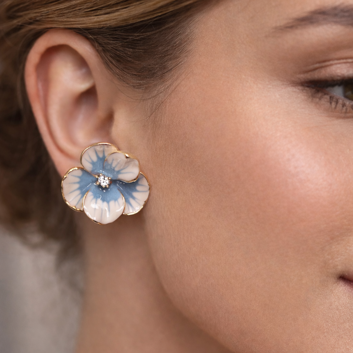Sky Flower Stud Earings
