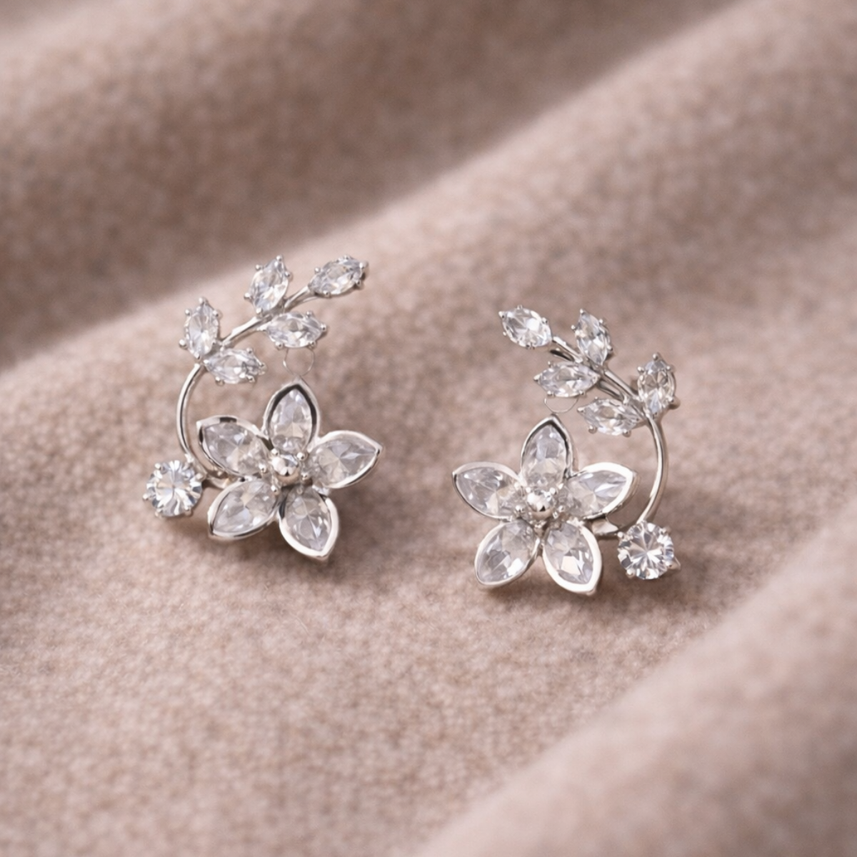 Crystal Vine Studs