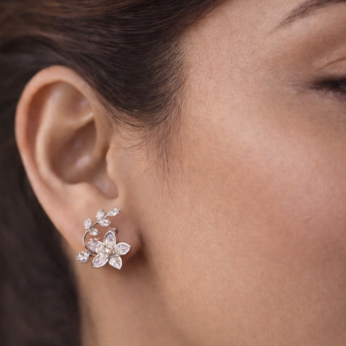 Crystal Vine Studs