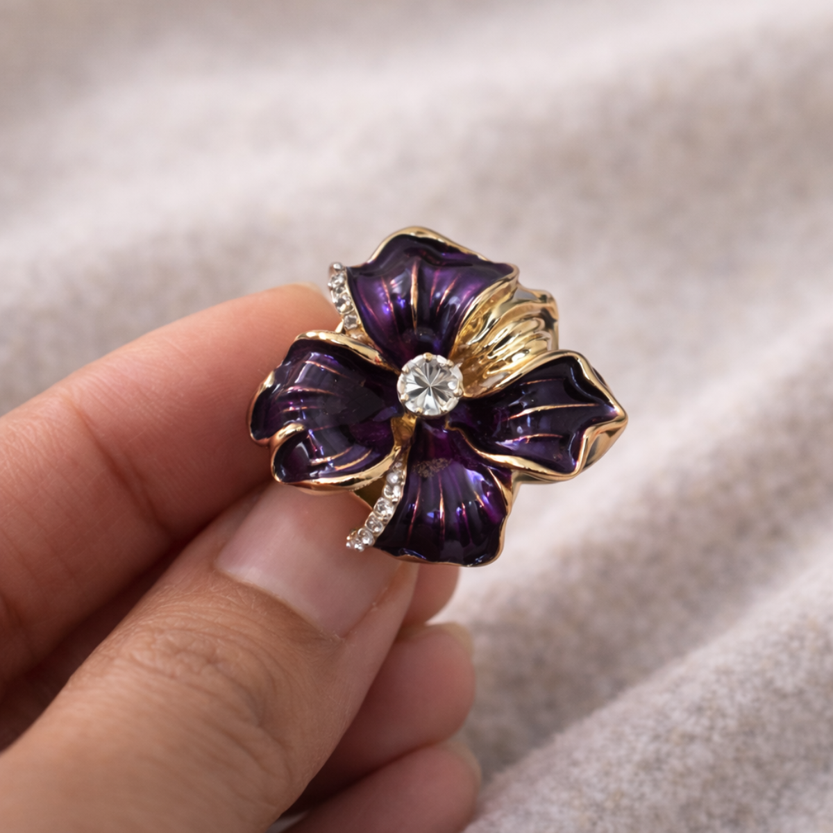Royal Orchid Ring
