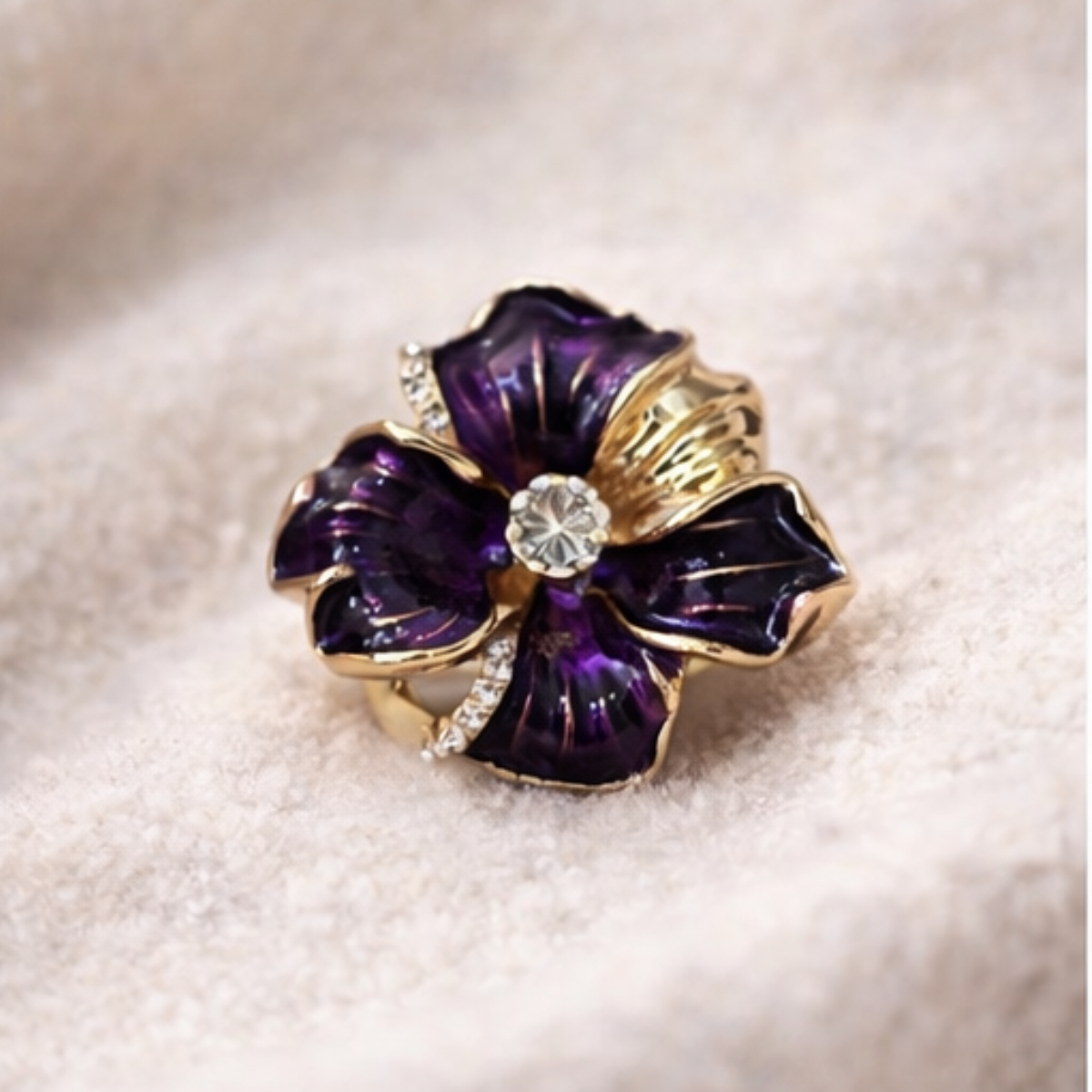 Royal Orchid Ring