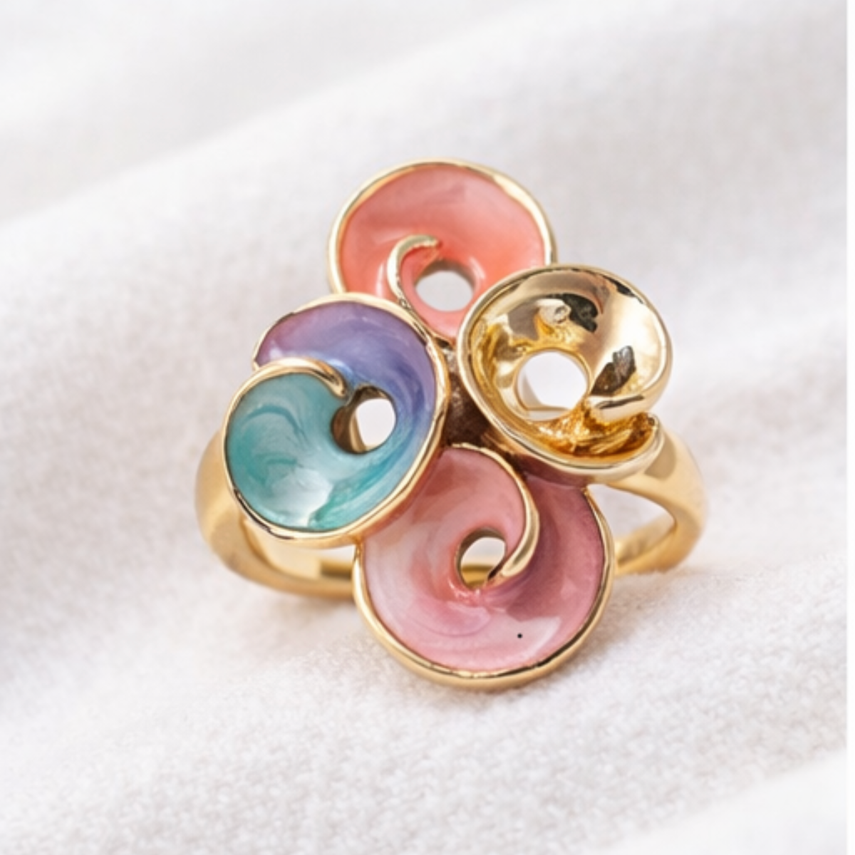 Pastel Twist Ring