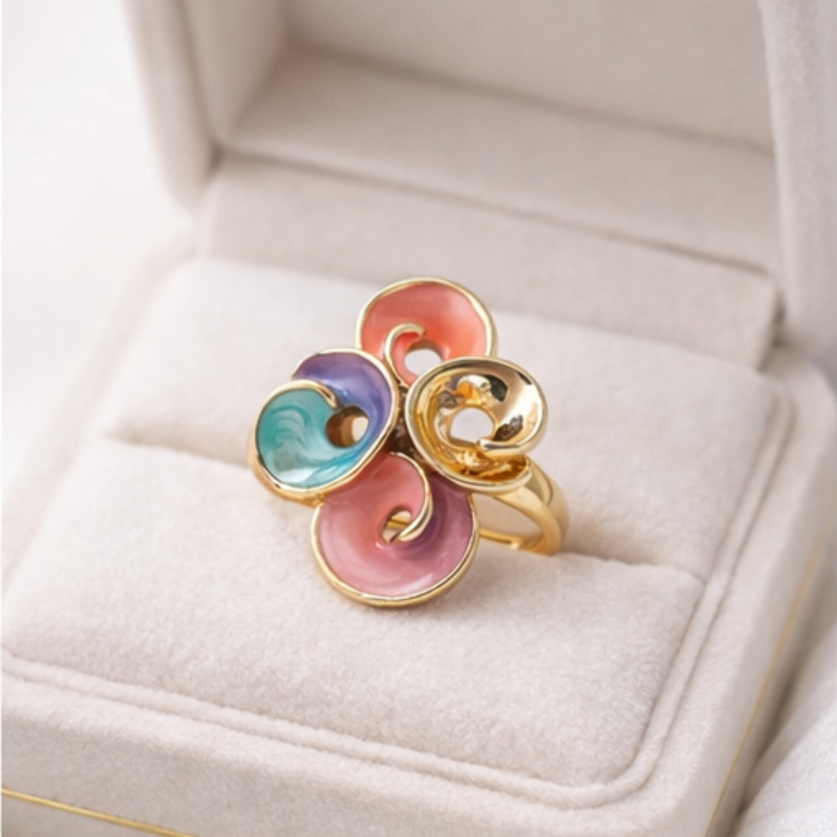 Pastel Twist Ring