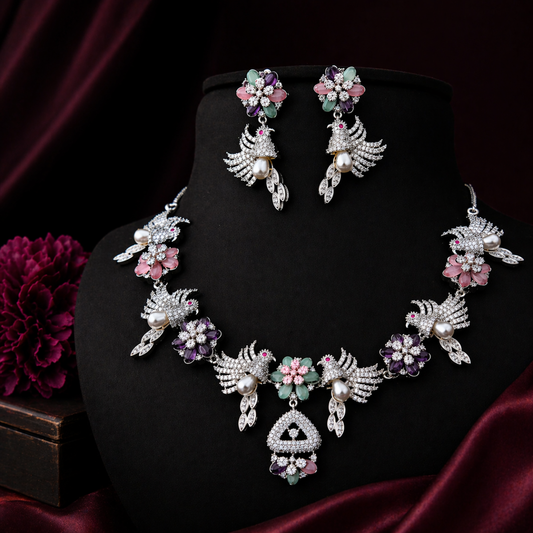 Mozonight Stone Ad Necklace