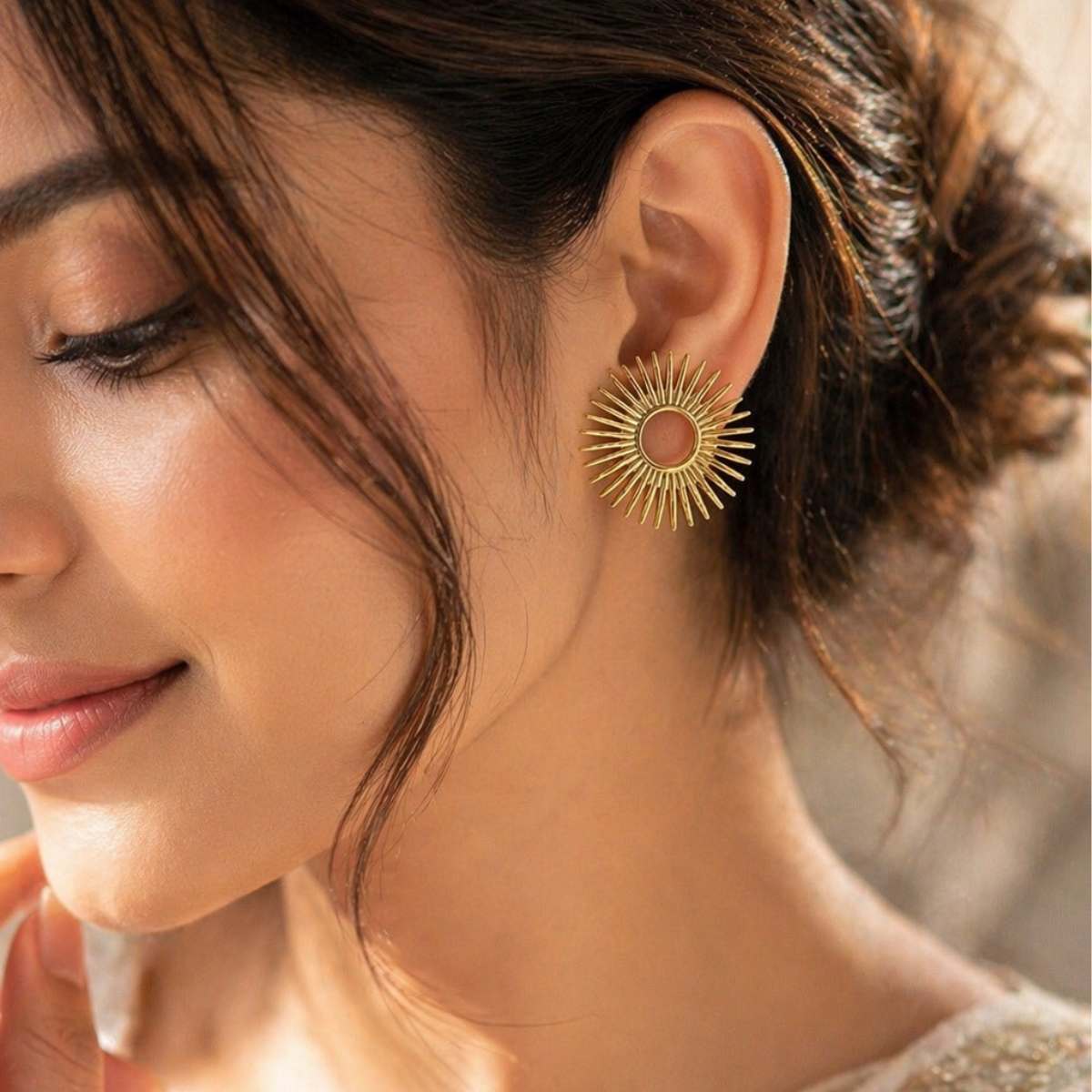 Anti Tarnish Rayn Earing