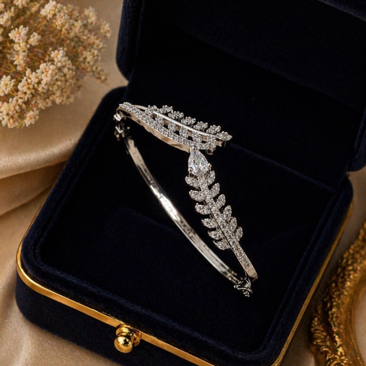 Ad silver khushi Bracelet