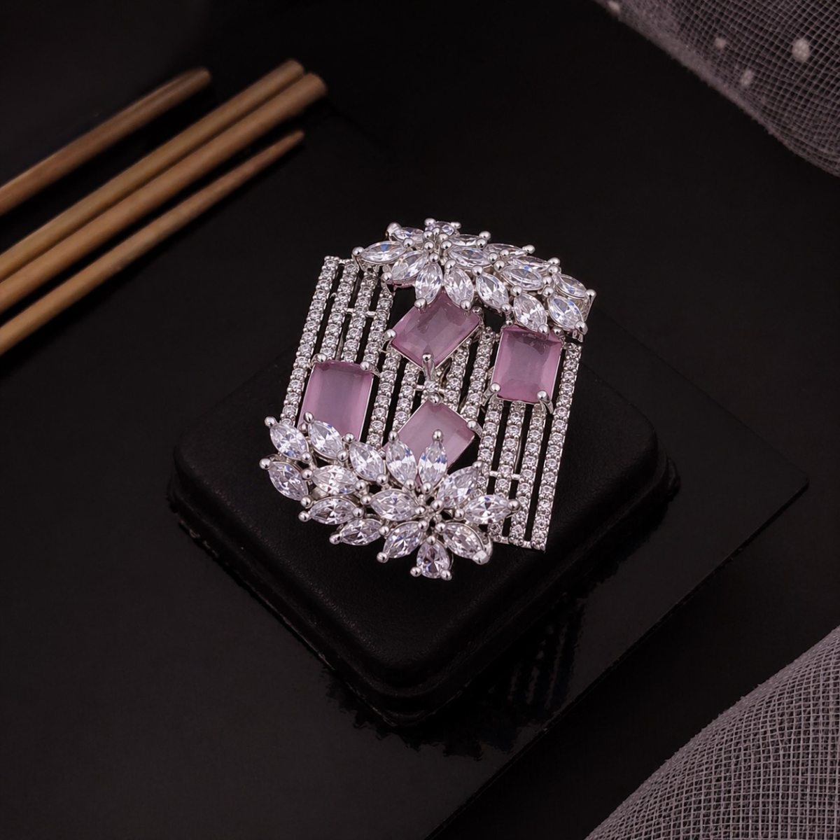 Ad Silver Statment Ring