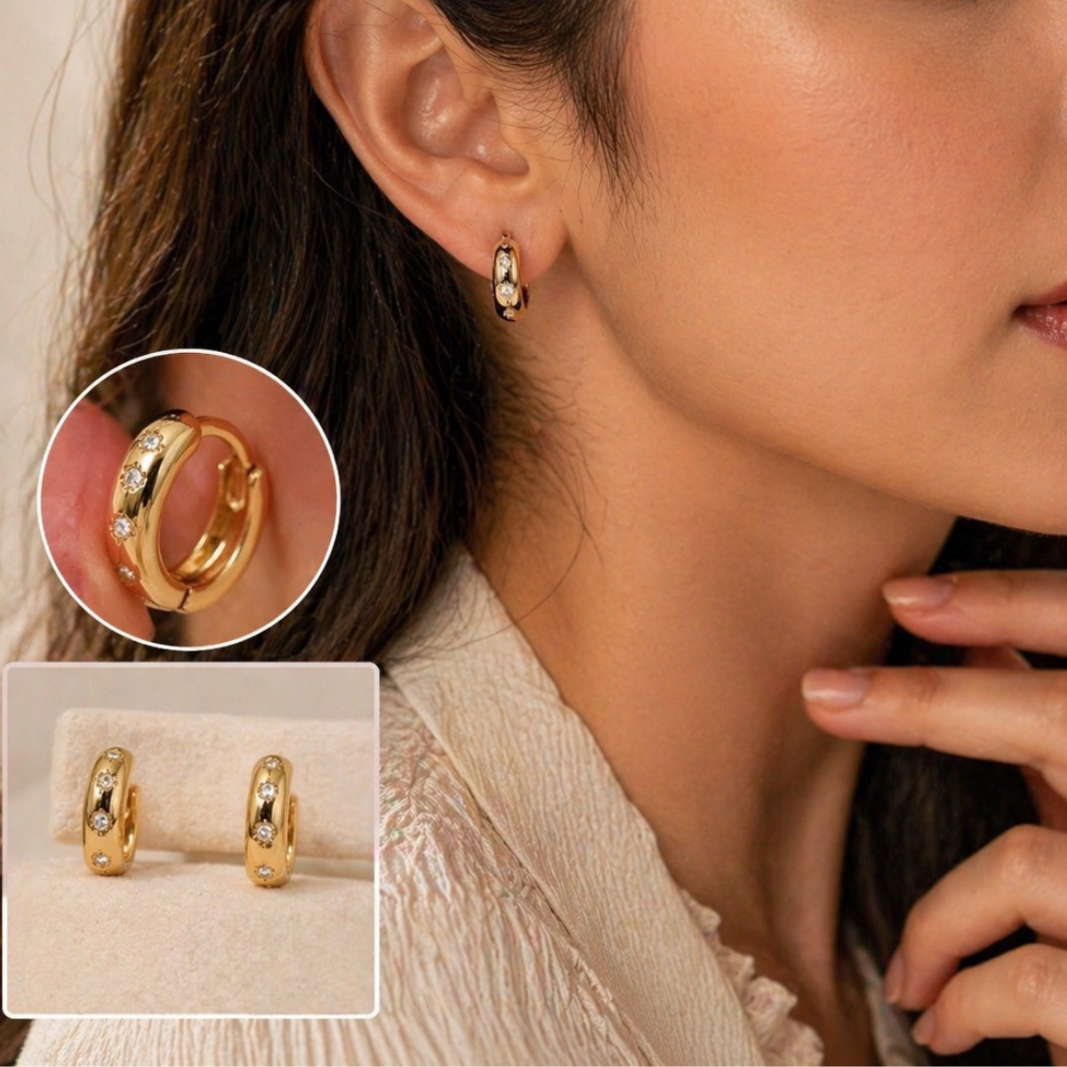 Anti Tarnish Zyra Earing