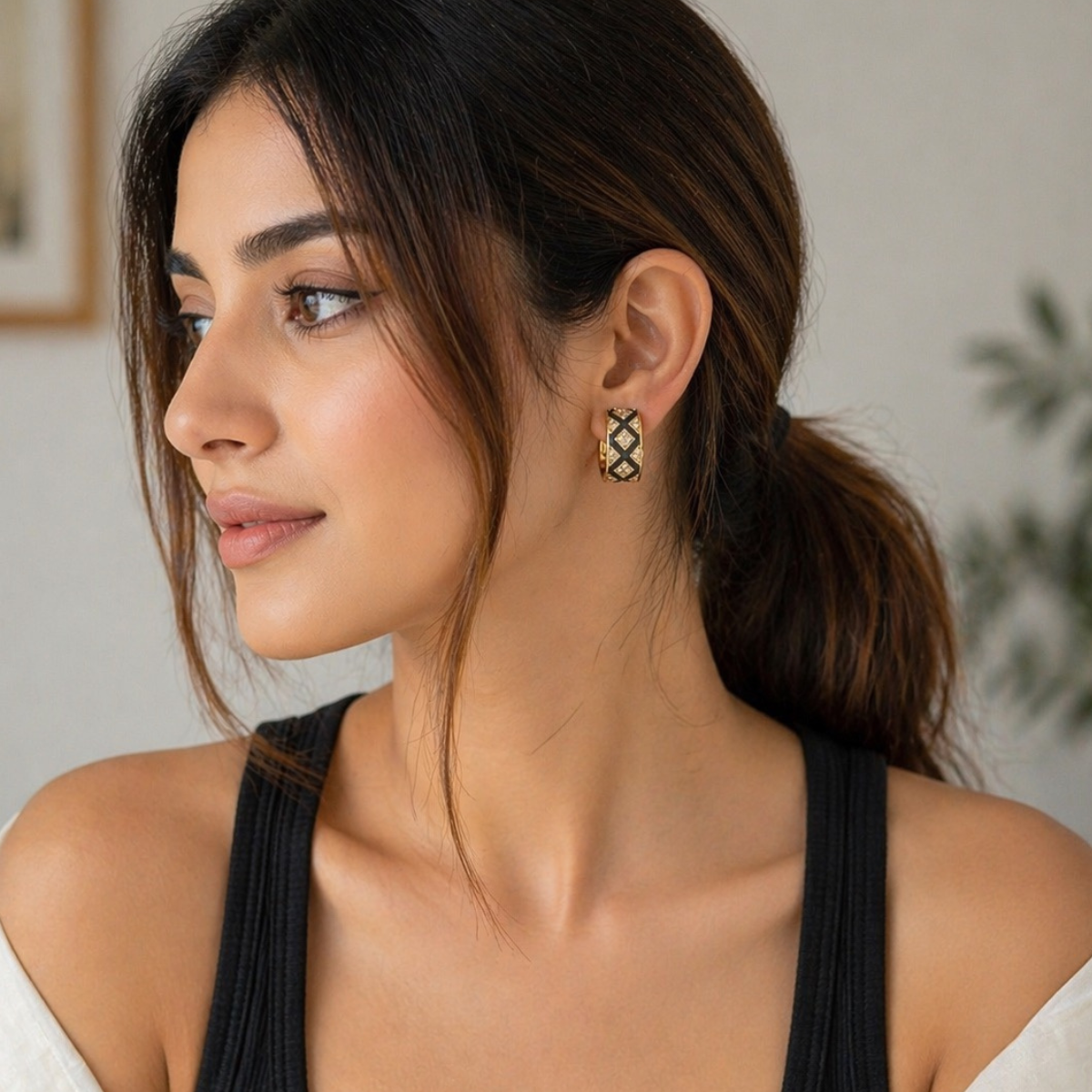 Anti Tarnish Elvi Earing