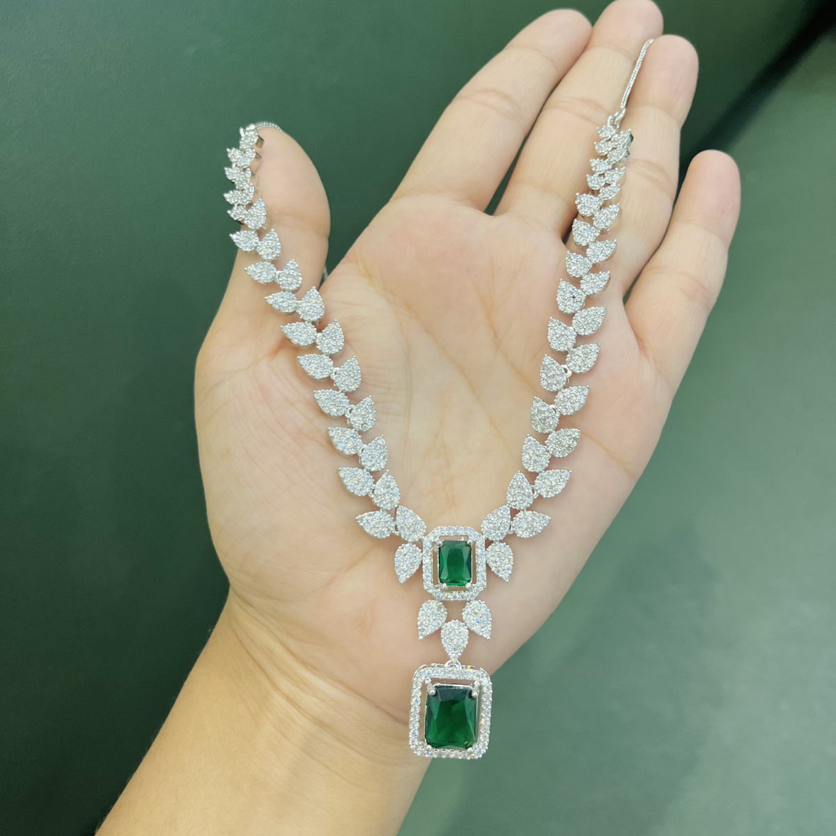 AD Silver Necklace