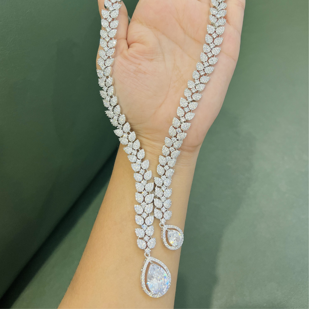 AD Silver Necklace