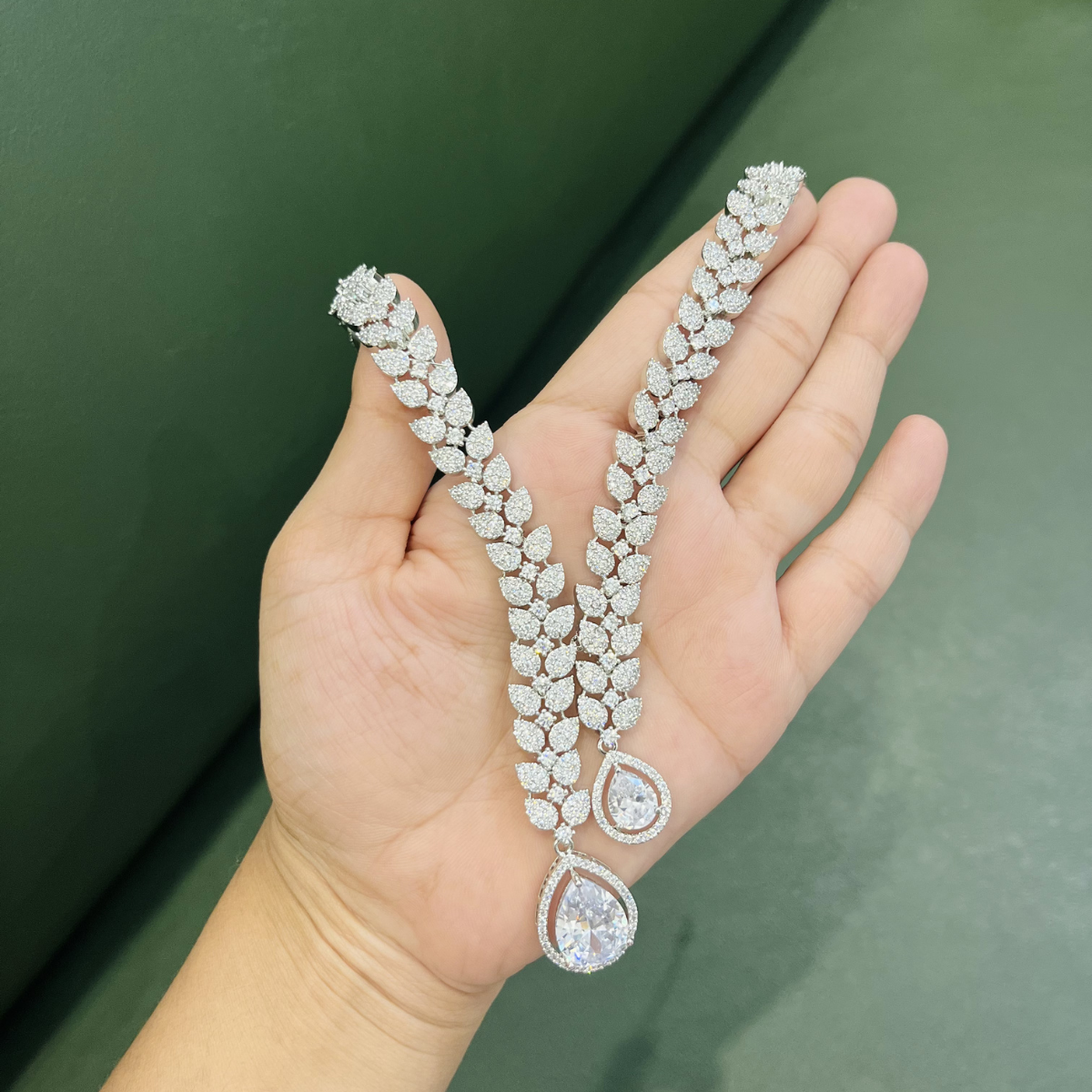 AD Silver Necklace