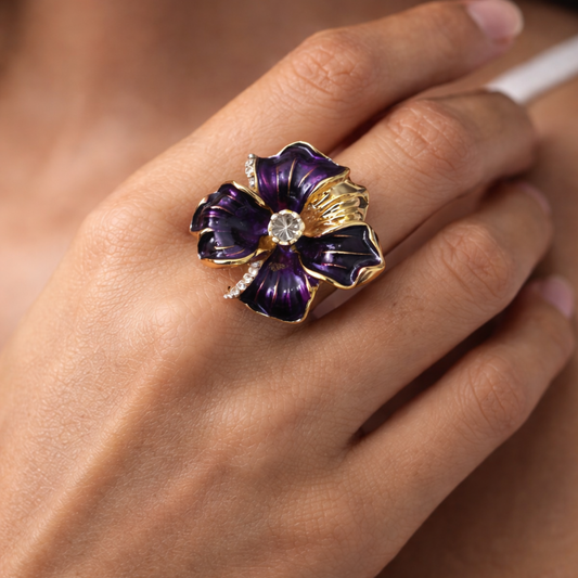 Royal Orchid Ring