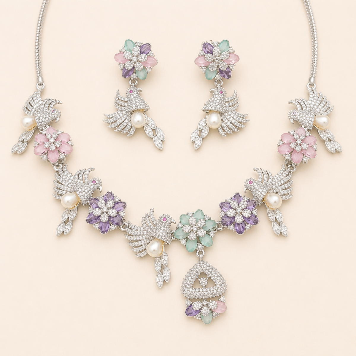 Mozonight Stone Ad Necklace