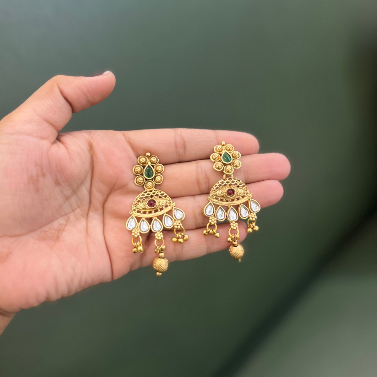 Brass Rajwada Hasli Set