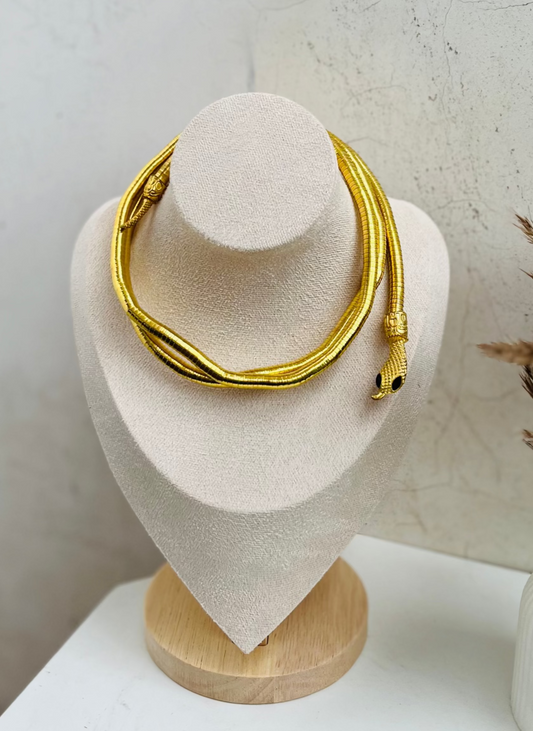 Punk Snake Adjustable Choker Necklace