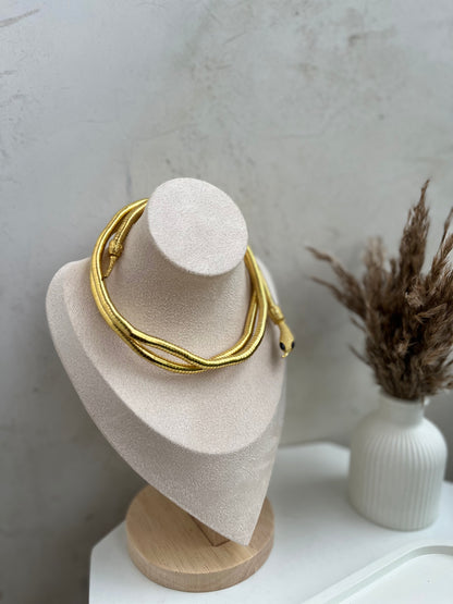 Punk Snake Adjustable Choker Necklace