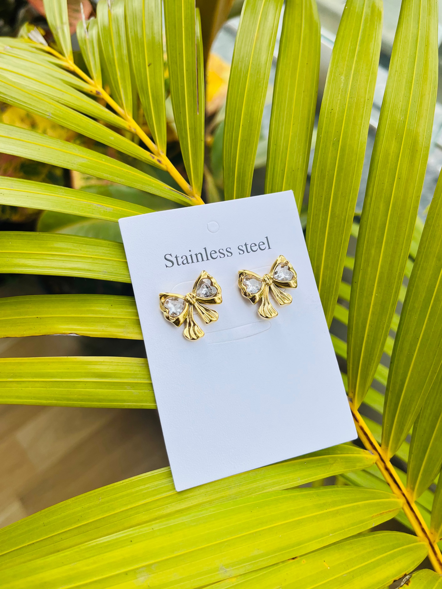 Anti Tarnish Dainty Bownot  Studs Earings