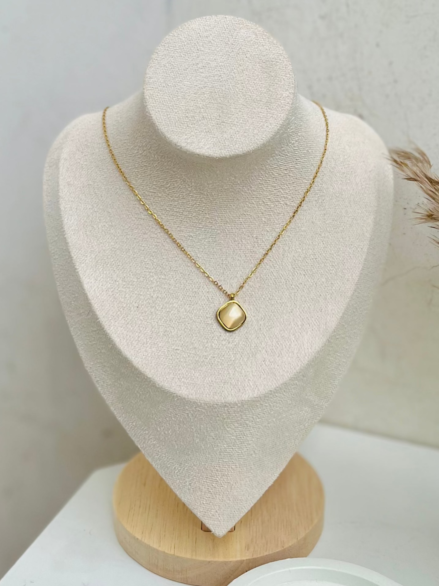 Anti Tarnish Sunkissed Shell Pendant