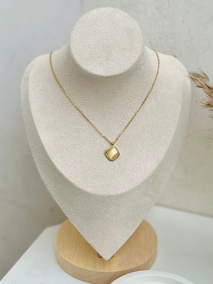 Anti Tarnish Sunkissed Shell Pendant