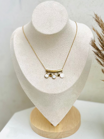 Anti Tarnish Gold Bar Necklace