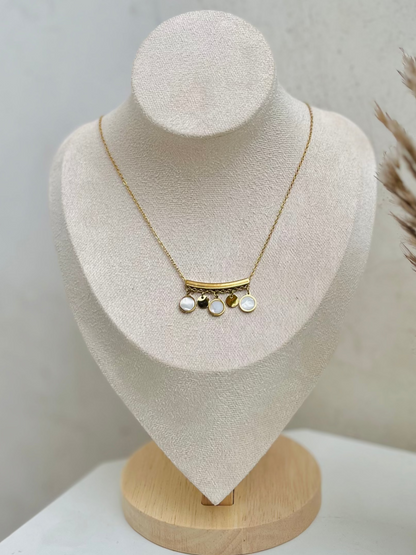 Anti Tarnish Gold Bar Necklace