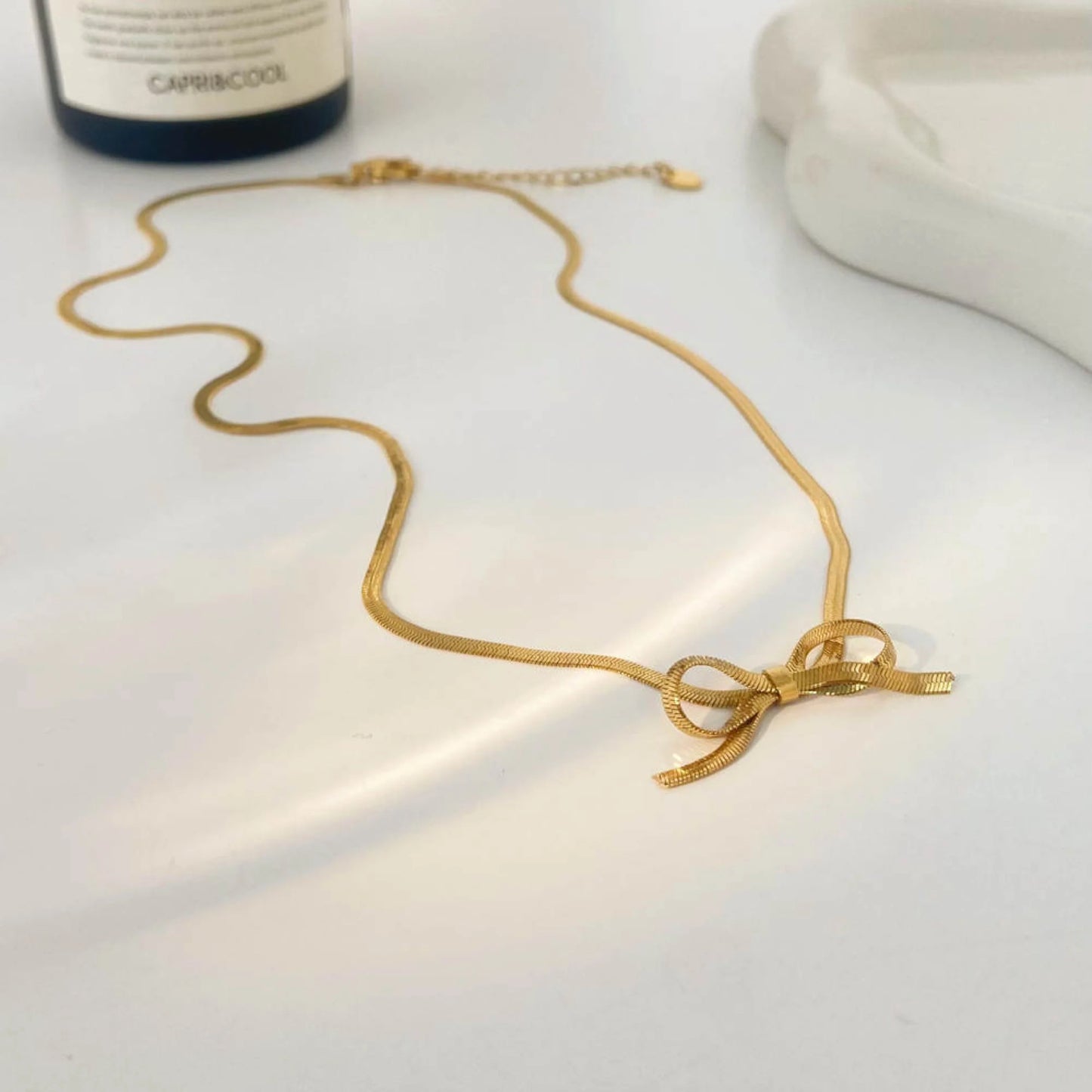 Anti Tarnish Noted Necklace